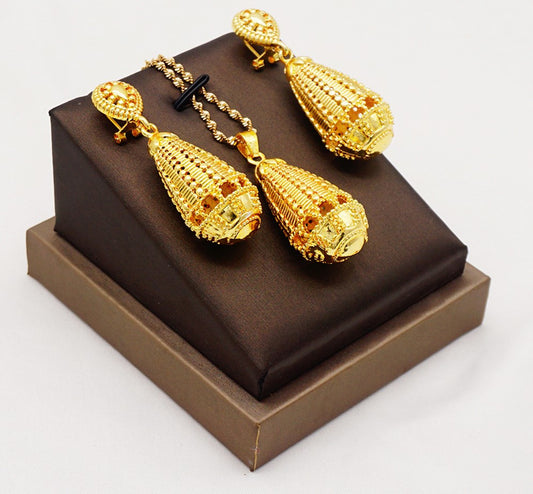 Chunky Earring Pendant Set