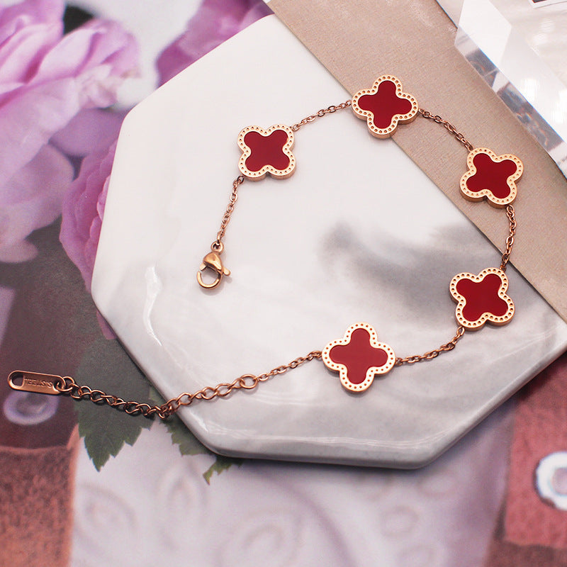 Four Leaf Clover Bracelet