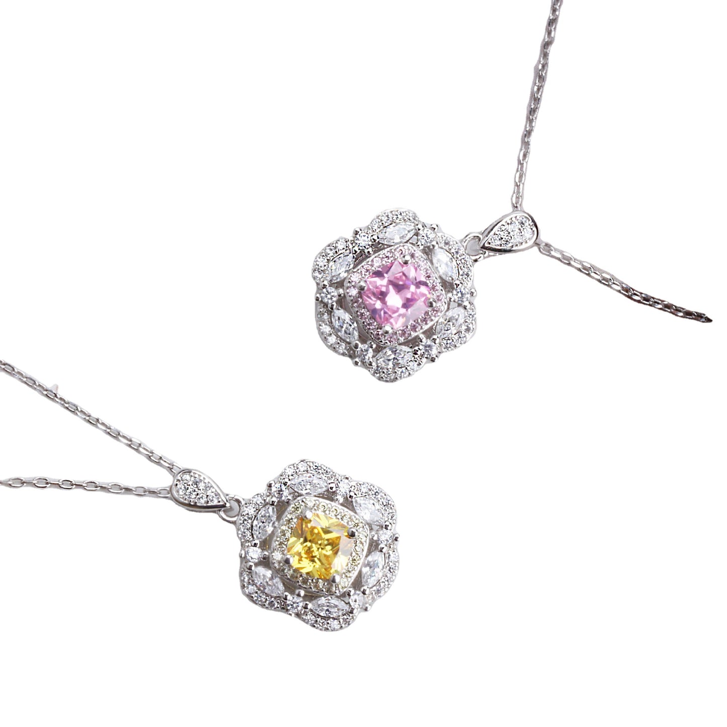 Silver Crystal Pendant