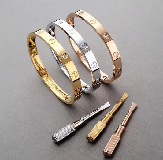 New Spirit Crystal Bracelets- Color Plated/Gold/Rose Gold/ Silver