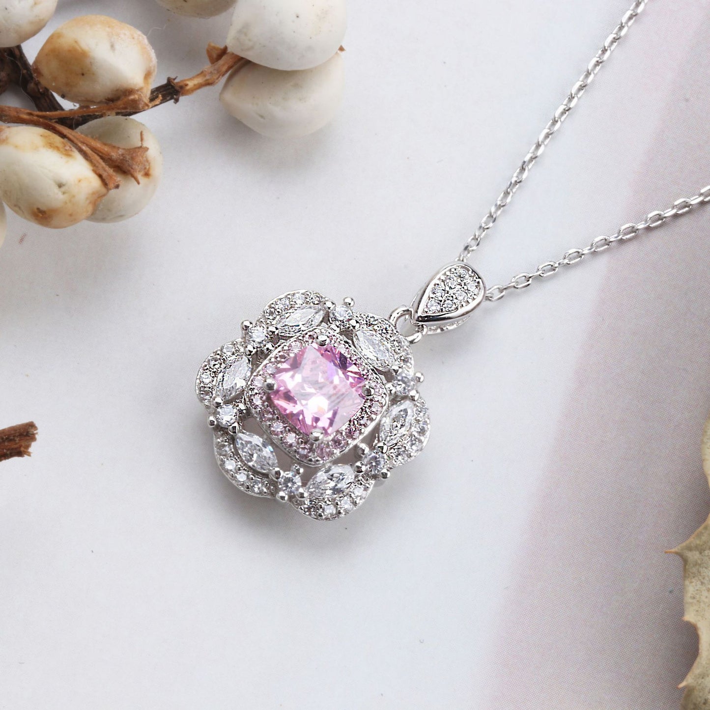 Silver Crystal Pendant