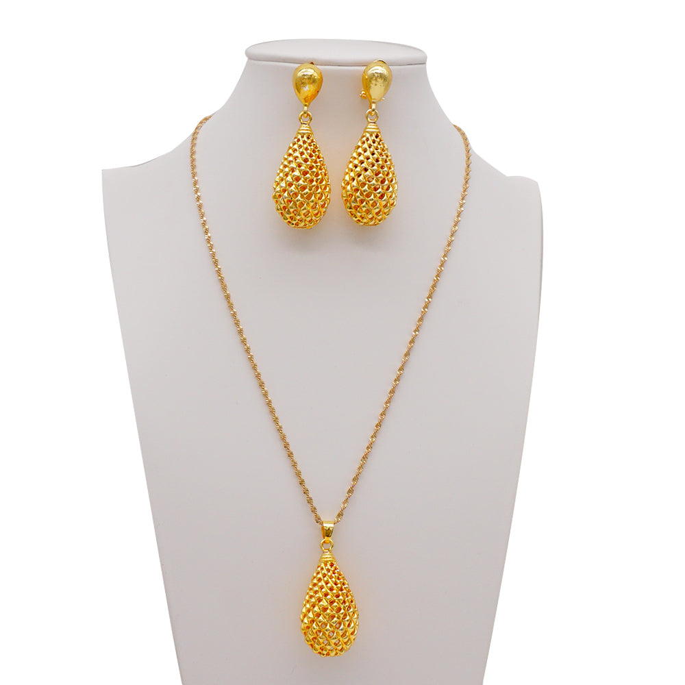 Chain Pendant with Earring