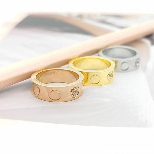 C Inspiration- 3 Set Ring ( Gold, Silver, Rose-Gold)