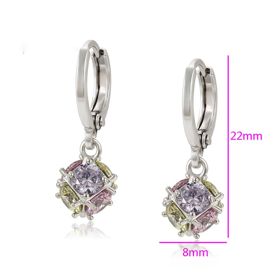 Crystal Hoop Clip on