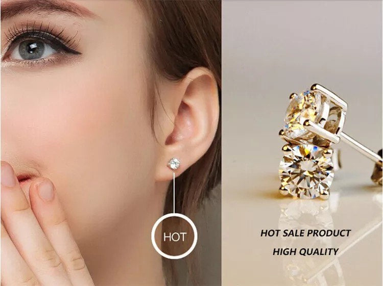 Solitaire tops Crystal studded -Gold & Silver Finish