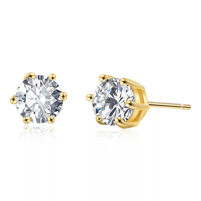 Solitaire tops Crystal studded -Gold & Silver Finish