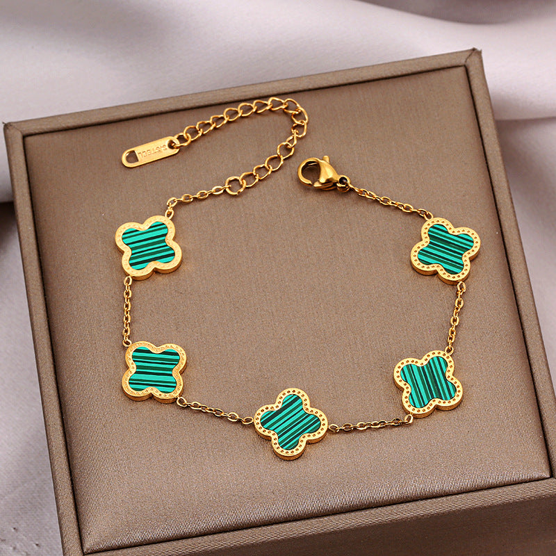 Four Leaf Clover Bracelet shop now.in